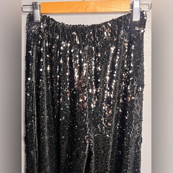 WAYF Encore Wide Leg Sequin Pants in size XS NWT - Picture 6 of 10